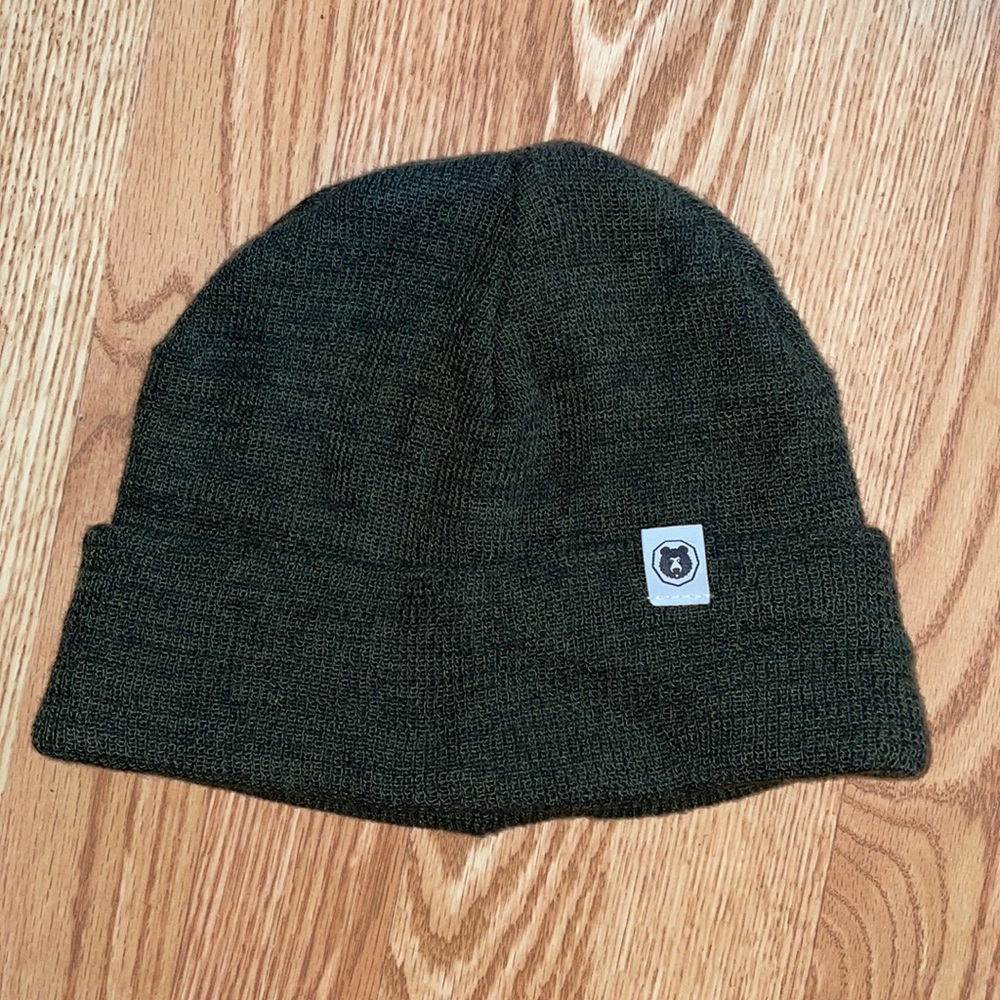 Green Beanie - Emerald Sky